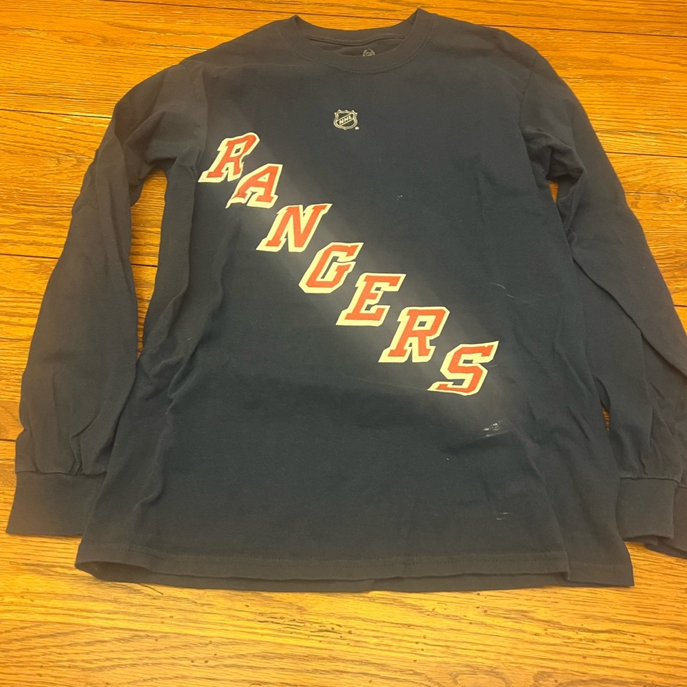 New York Rangers Long Sleeve Kappo Kakko t-shirt, size women’s S